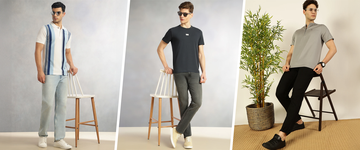 Types of T-Shirt Collars for Men: Crew Neck, V-Neck, Polo & More Explained