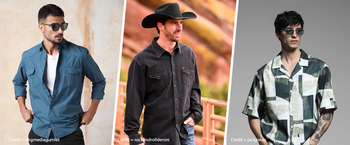 Types of Shirts for Men: Formal, Casual, Denim & More