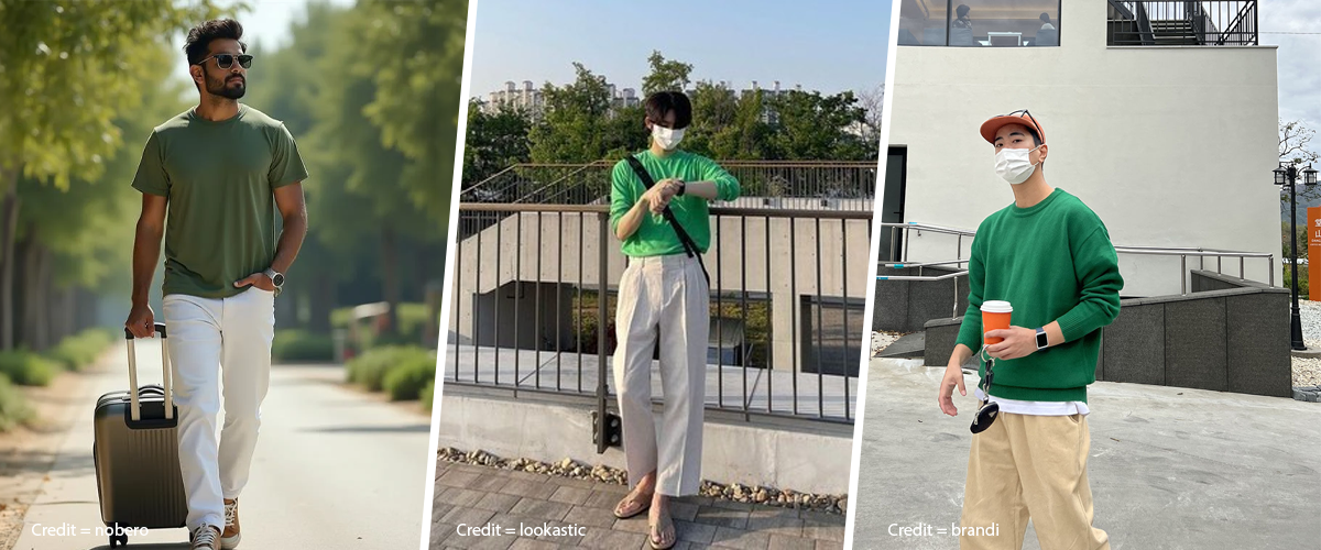 Best Pants for a Green T-Shirt: Easy Men's Combos