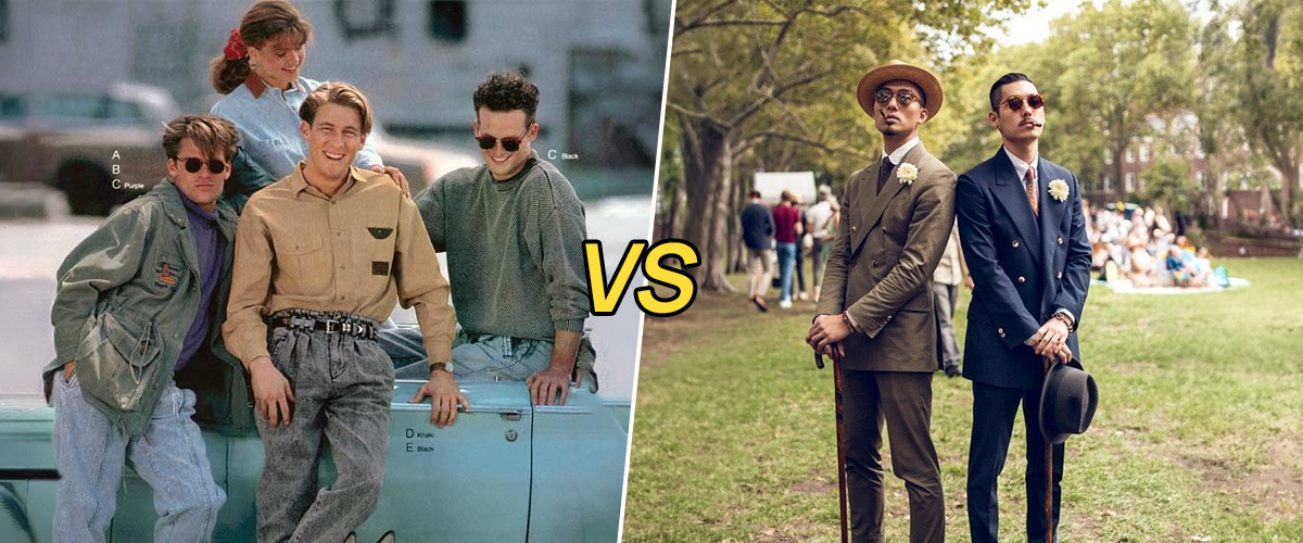 90s Generation Fashion vs 20s Generation