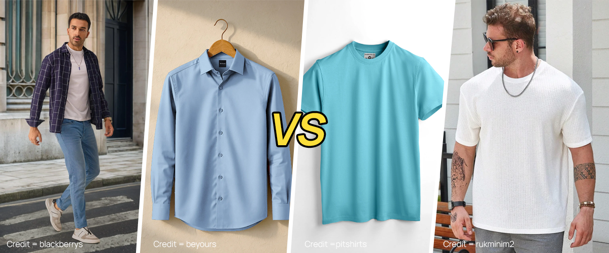 Shirt vs. T-Shirt: A Man's Guide to When to Wear Which