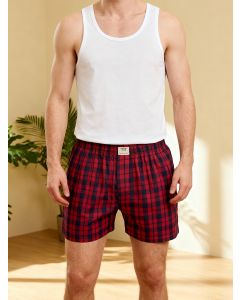 Multicolor Regular Fit  100% Cotton Woven Boxers (Pack of 3)