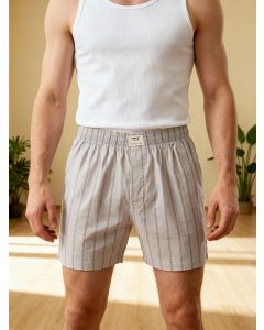 Multicolor Regular Fit  100% Cotton Woven Boxers (Pack of 3)