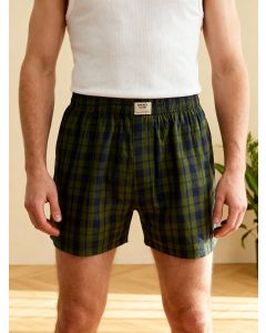 Multicolor Regular Fit  100% Cotton Woven Boxers (Pack of 3)