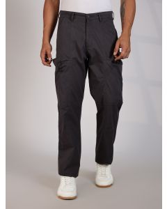 Dk.Grey Mid-Rise Straight Fit Woven Cargo Trousers