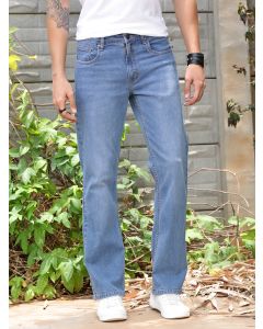 Light Indigo  Smart Bootcut Light Fade Stretchable Jeans