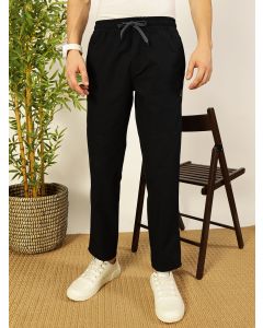 Navy Regular Fit Jogger Trousers