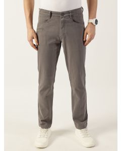 Dark Grey Smart Easy Wash Chinos Trousers