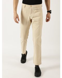 Fawn Smart Straight Fit Easy Wash Trousers