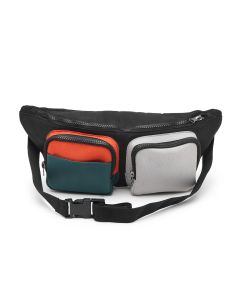 Men Colourblocked Waist Pouch