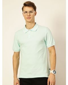 Aqua Regular Fit Short Sleeves Solid Tshirt