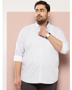 Navy Plus Size Premium Casual Shirt