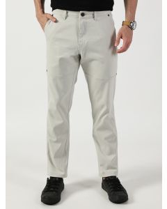 Grey Smart Regular Fit Chino Trousers