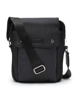 Men Zippered Messenger Bag