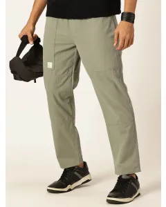 Mint Relaxed Fit Mid Rise Cotton Woven Joggers