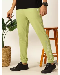 Men Green Slim Fit Track Pants