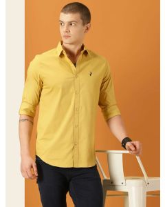 Mustard Cricket Club Slim Fit Casual Shirt