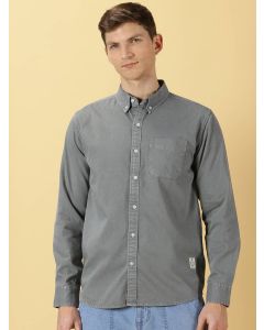 Grey Premium Cotton Casual Shirt
