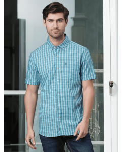 Green High Quality Checked Shirt