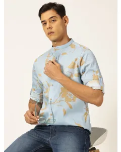 Men Blue Slim Fit Shirt