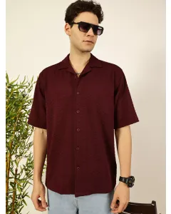 Men Purple Relaxed Fit Shirt