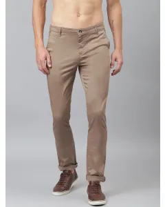 Men Brown Regular Fit Trouser