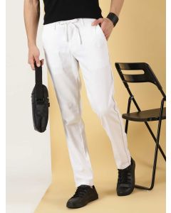 White Men Smart Chinos Trousers