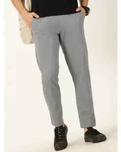 Men Blue Regular Fit Chinos Trousers