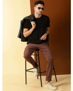 Burgundy  Clean Look Smart Slim Fit Stretchable Jeans