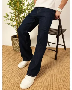 Dark Indigo  Smart Relaxed Fit Baggy Jeans
