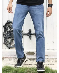 Mid Blue  Smart Light Fade Stretchable Jeans