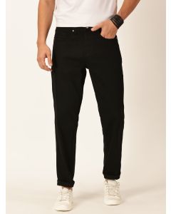 Black  Smart Relaxed Fit Stretchable Jeans