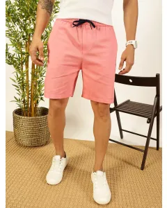 Men Peach Cotton Boxer Shorts